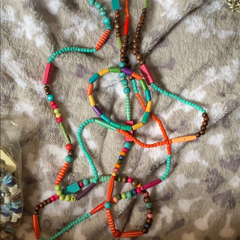 extra long bracelet and necklace set